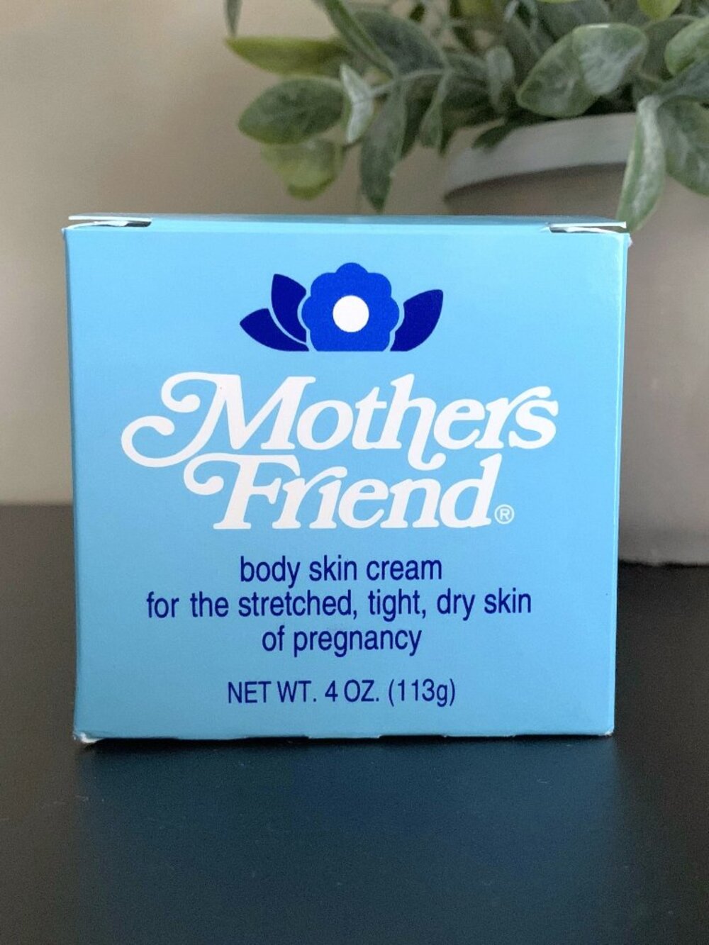 Mothers Friend BODY SKIN CREAM 4 oz Pregnancy Stretch Mark Tight Dry Skin Gentle